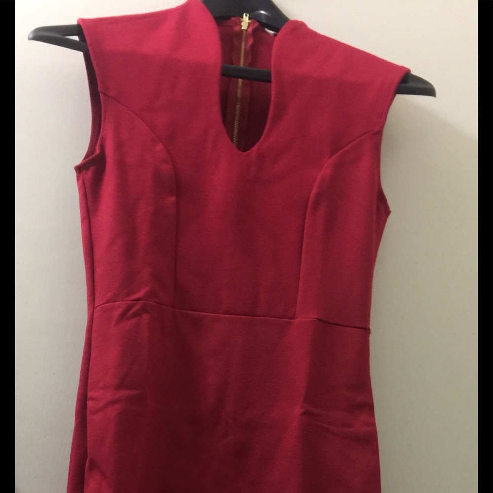 Sexy Red Knee-length Dress, Large (NWT)